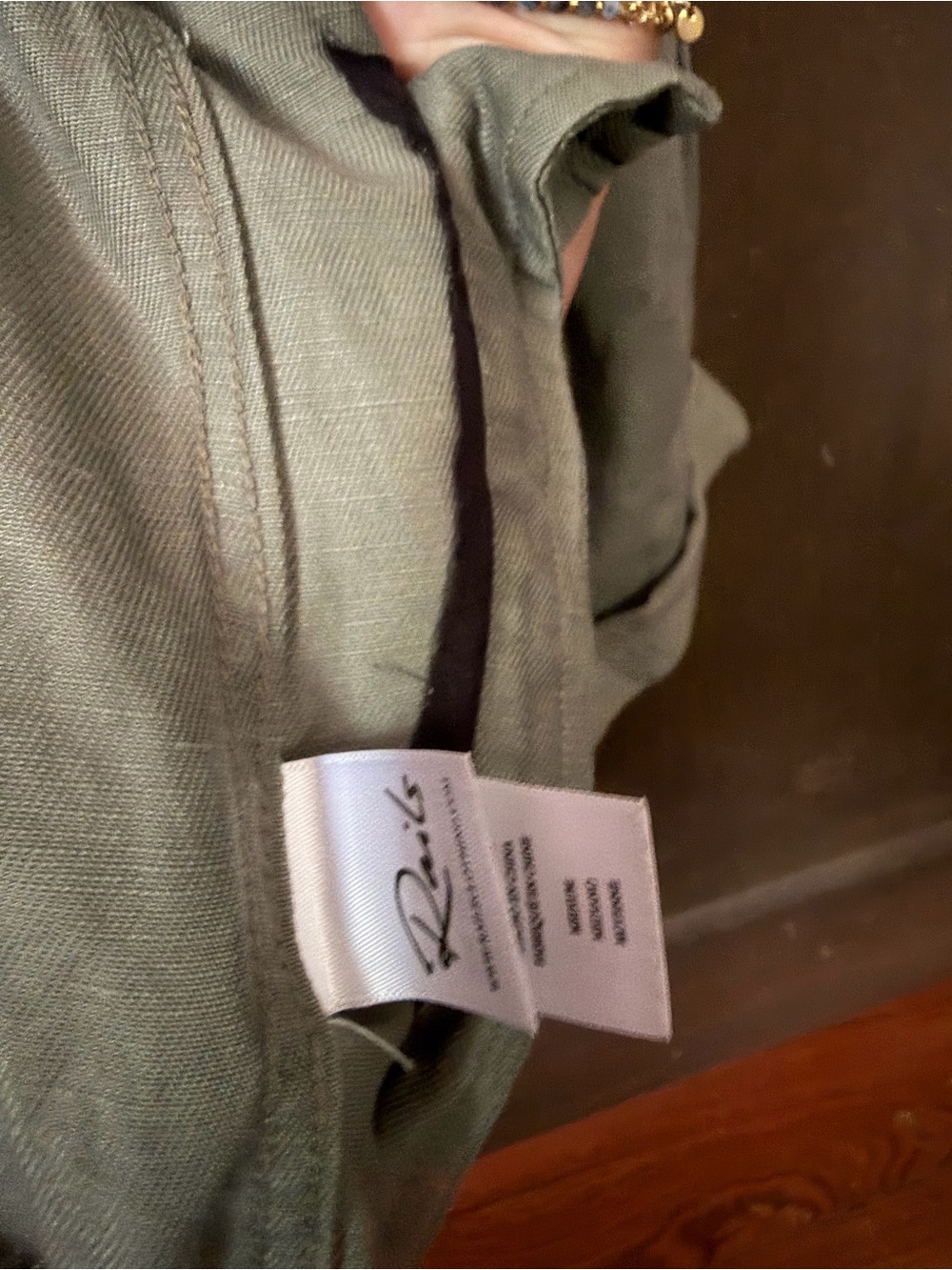 Rails Military-Style Light Sage Green Utility Jacket - Picture 9 of 9